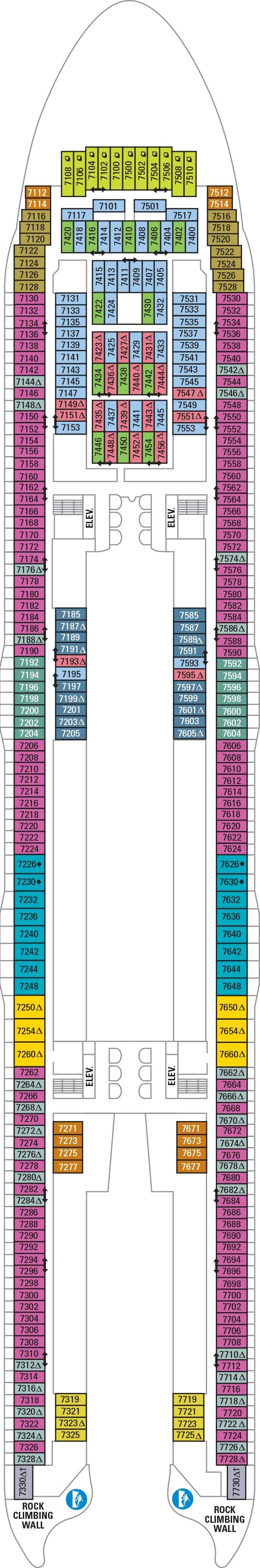 Deck 7 Harmony Of The Seas Deck Plans Royal Caribbean Blog