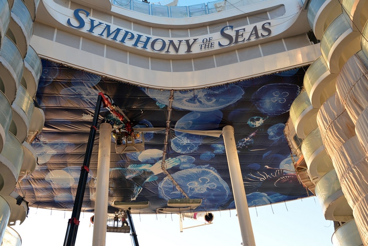 Symphony of the Seas December construction photo update | Royal Caribbean Blog