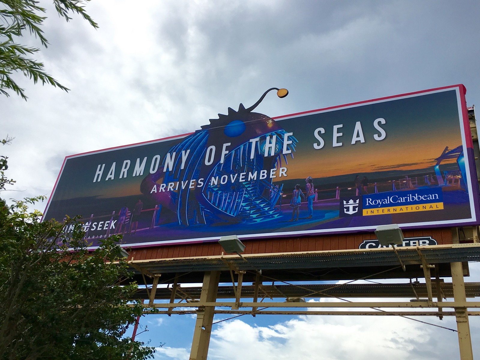 Photos Royal Caribbean Harmony of the Seas billboards in Miami Royal