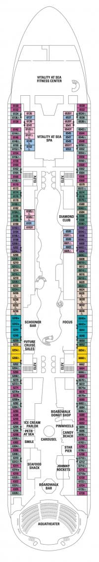 Deck 6 - Allure of the Seas Deck Plans | Royal Caribbean Blog