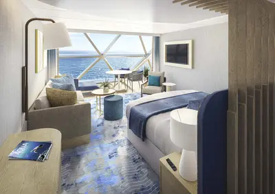 Panoramic ocean view suites