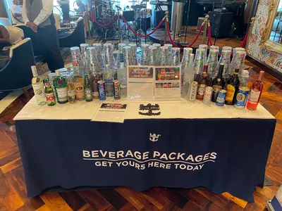 Drink package table