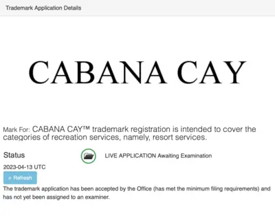 cabana-cay-trademark-application