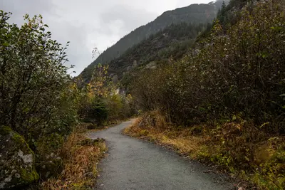 Hiking trail in Alaska
