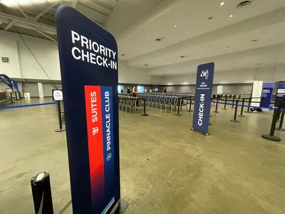 Check-in signs