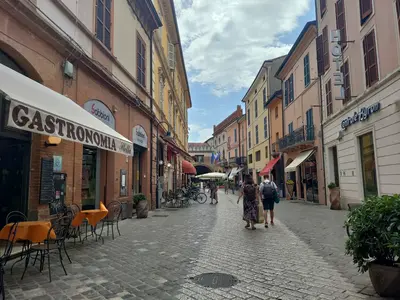 Ravenna Italy walkable street
