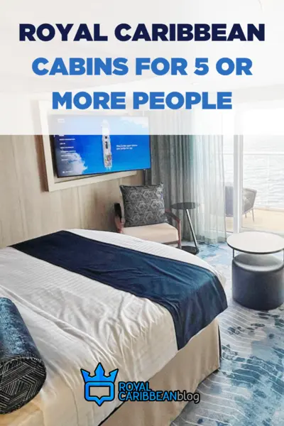 Royal Caribbean cabins for 5 or more people