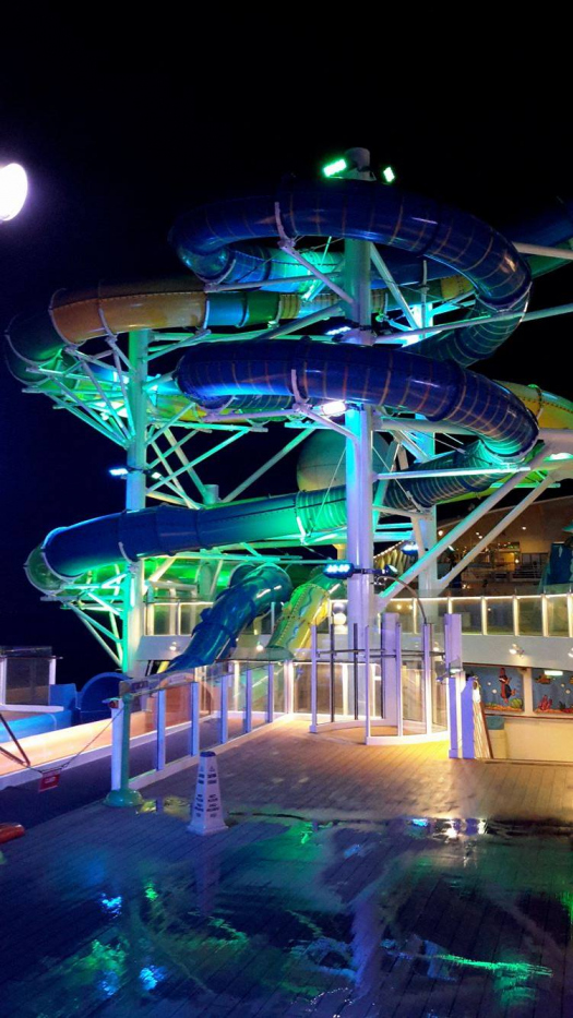 Photo tour of water slides on Royal Caribbean's Adventure ...