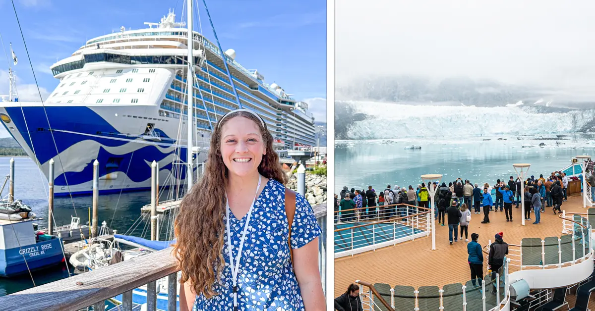 Jenna tried Princess Cruises after sailing only on Royal Caribbean to Alaska