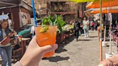 Aperol spritz in Palermo sicily