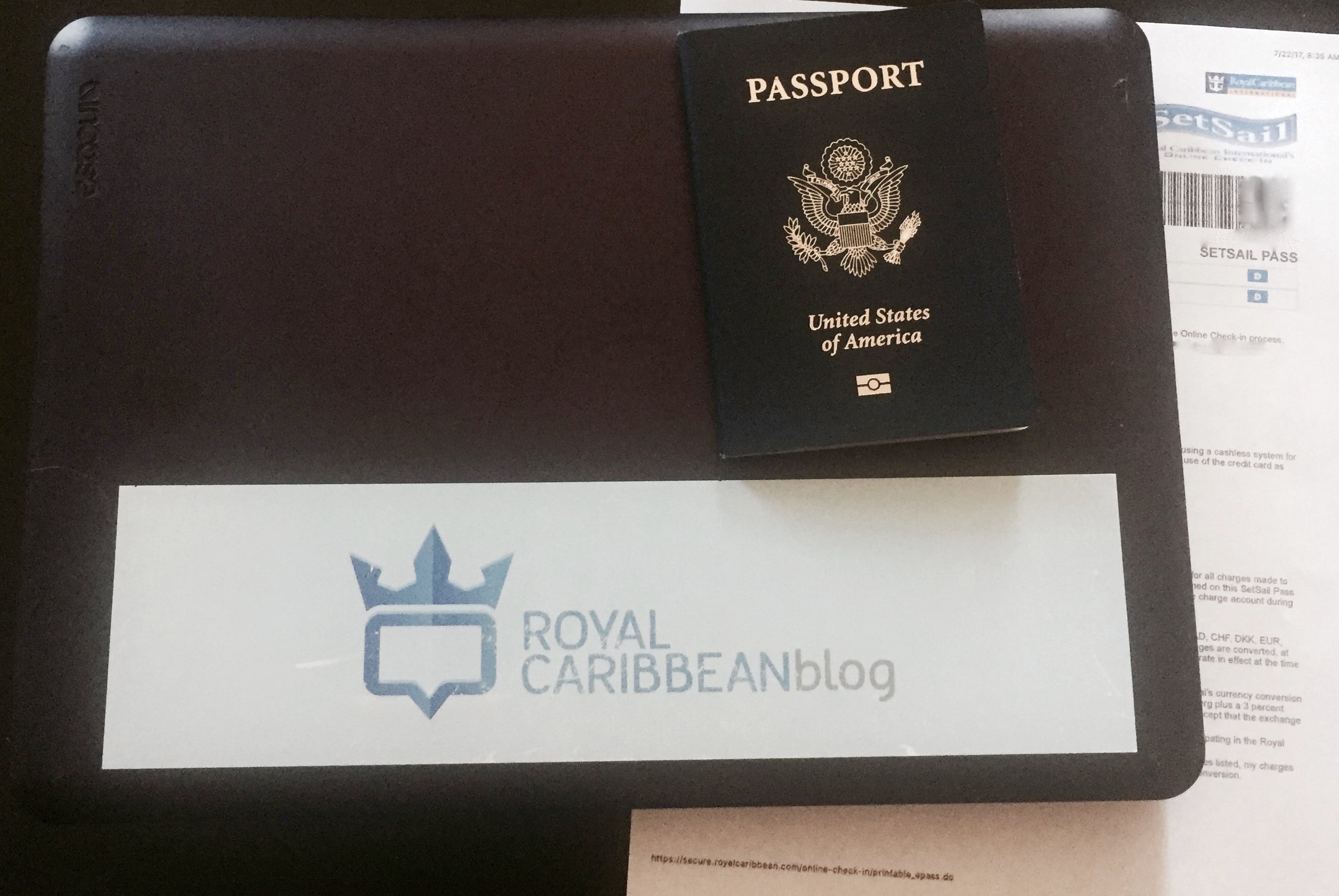 travel documents for cruise royal caribbean