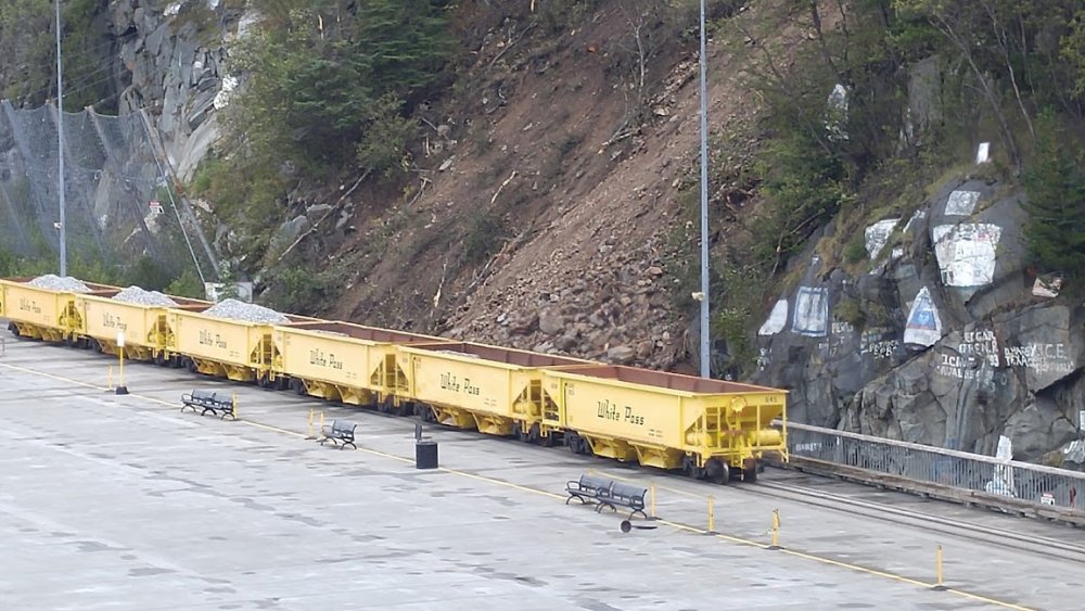 Skagway rock slide on pier Live Blogs Royal Caribbean Blog