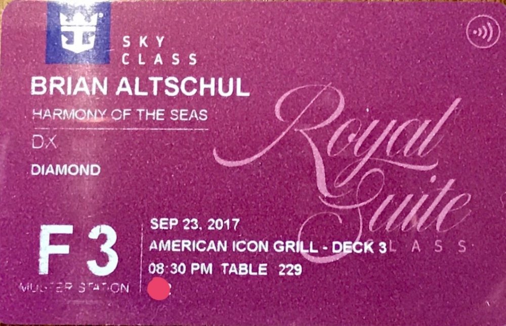 Sky class Sea Pass cards - Royal Caribbean Discussion - Royal Caribbean