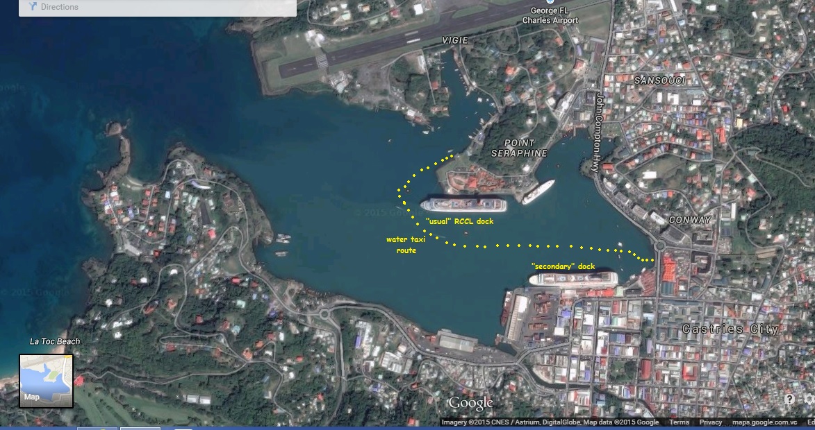 pointe seraphine cruise port