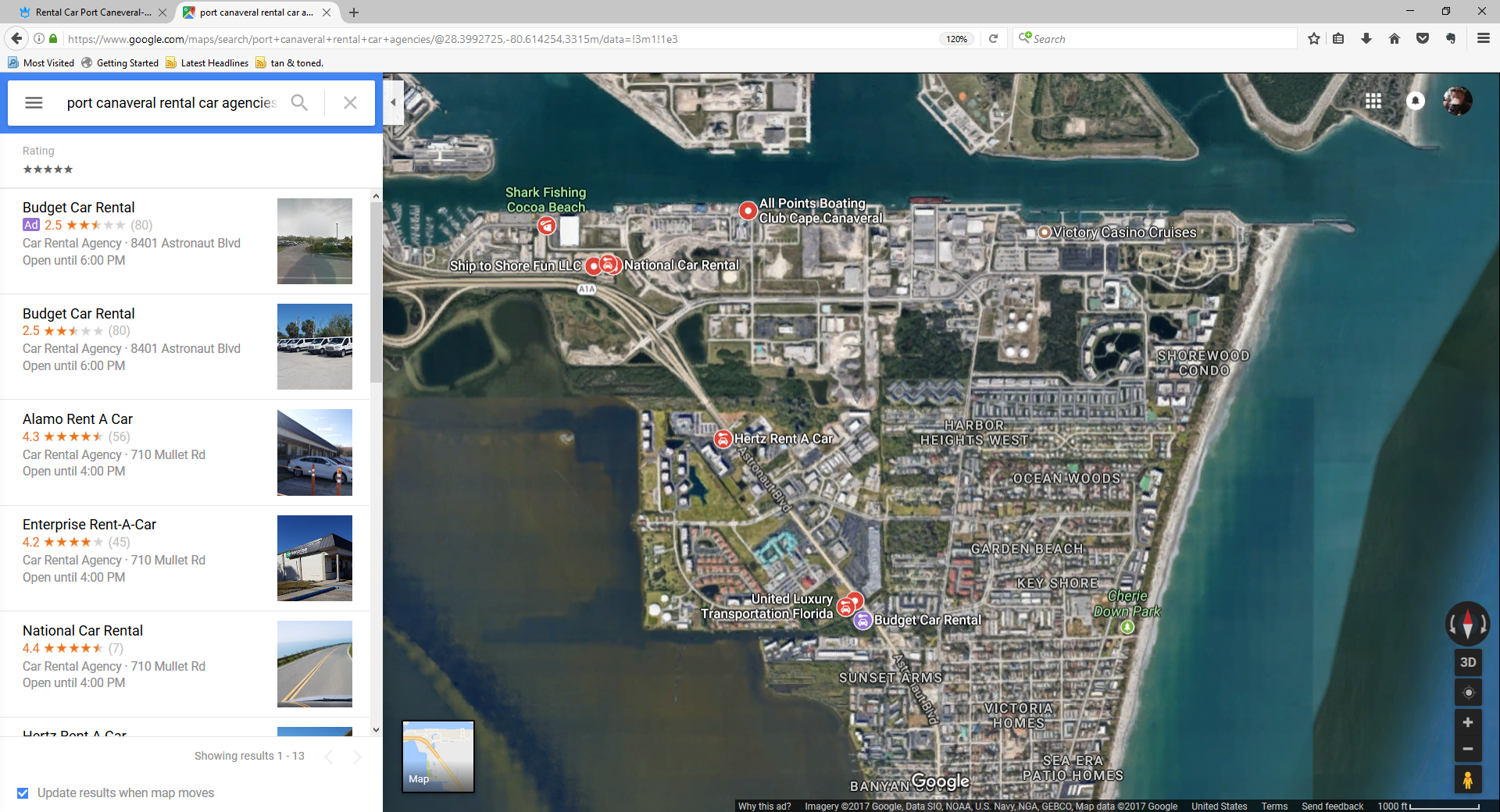 Rental Car Port Caneveral Recommendations Royal Caribbean