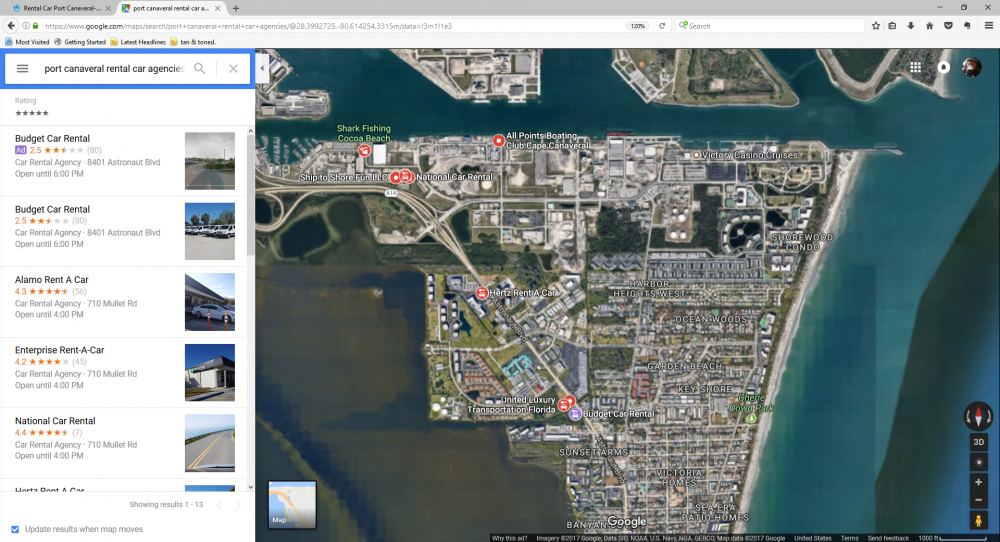 Rental Car Port Caneveral Royal Caribbean