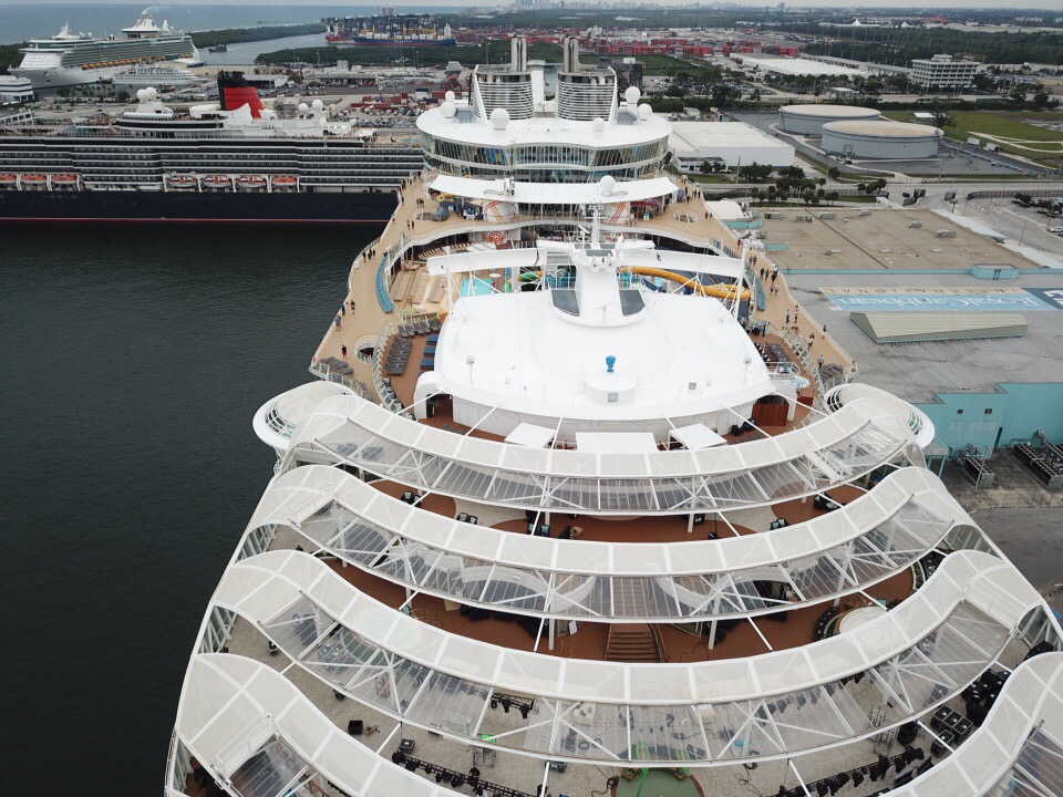 Drone shots of Harmony Royal Caribbean Discussion Royal Caribbean Blog