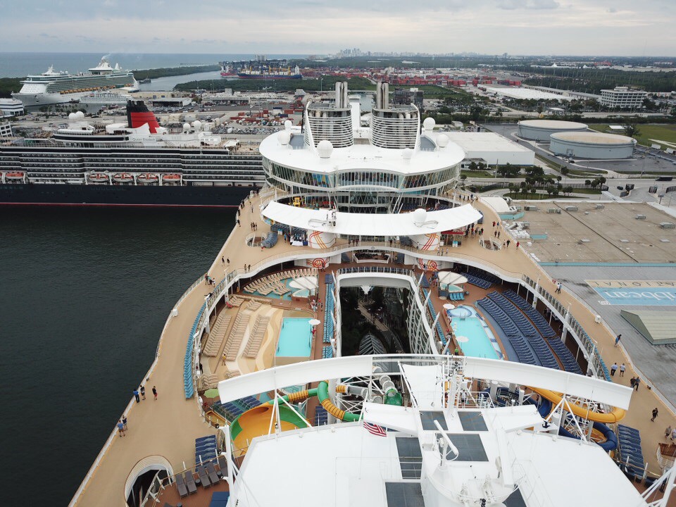 Drone shots of Harmony Royal Caribbean Discussion Royal Caribbean Blog