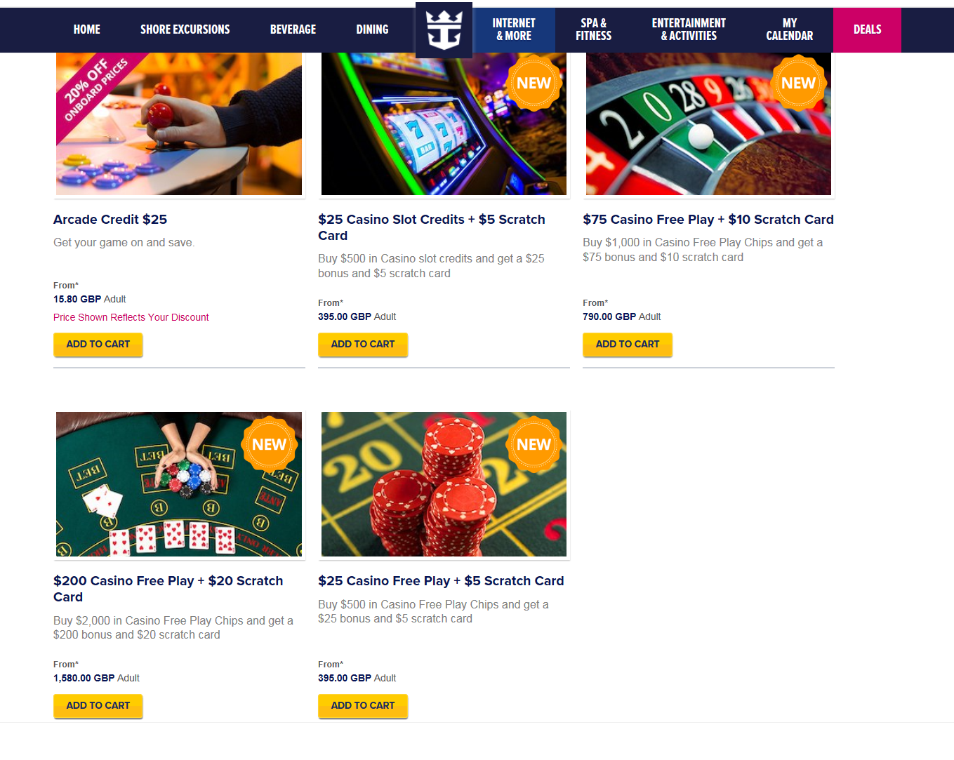 Royal caribbean use cruise card 0n slot machines for sale