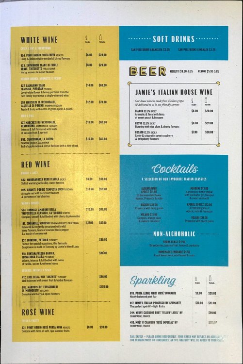 Jamie's Italian for Lunch Royal Caribbean Dining Royal Caribbean Blog