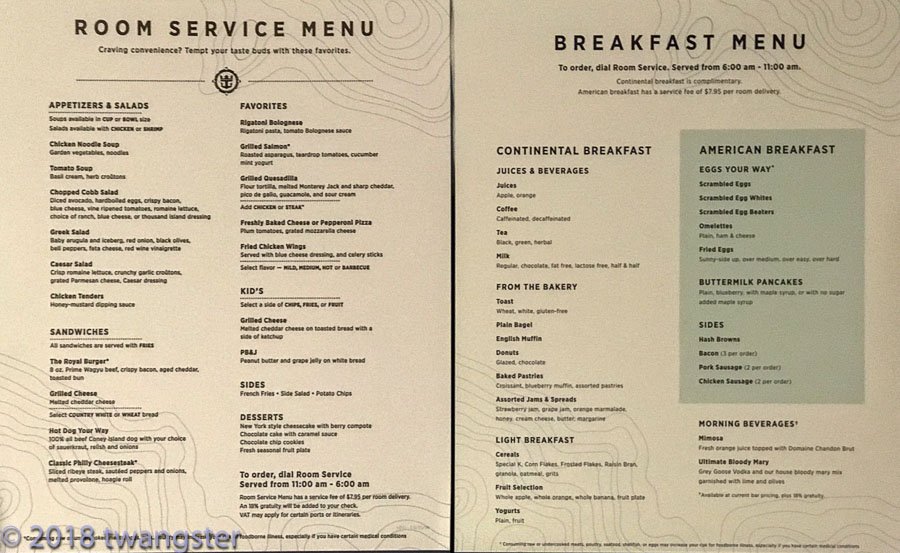 Room Service Royal Caribbean Dining Royal Caribbean Blog