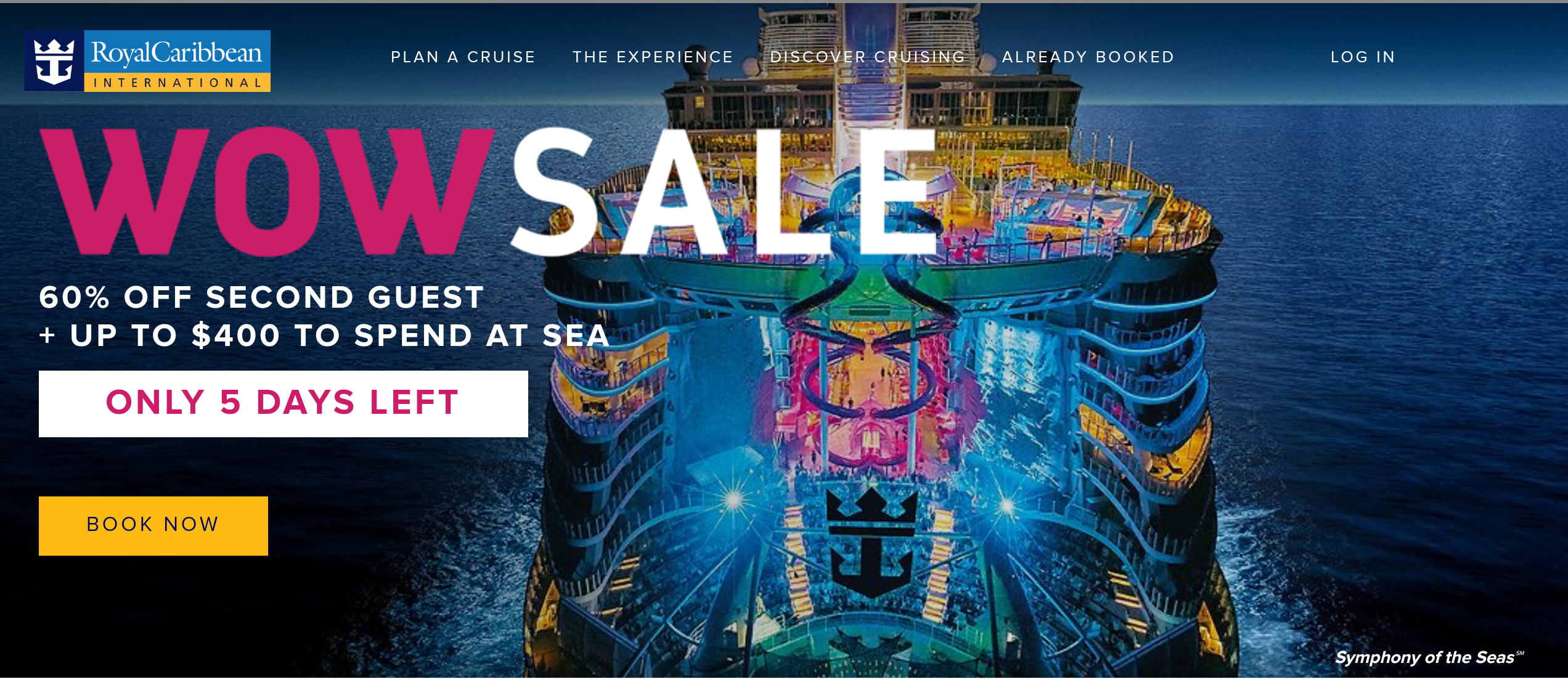 WOW Is Back !! Come & Get It!! Royal Caribbean News and Rumors