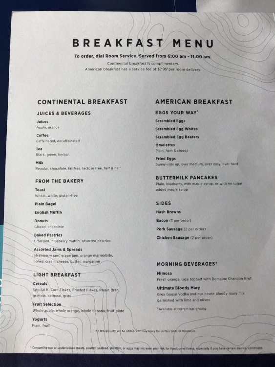 Room service Royal Caribbean Dining Royal Caribbean Blog
