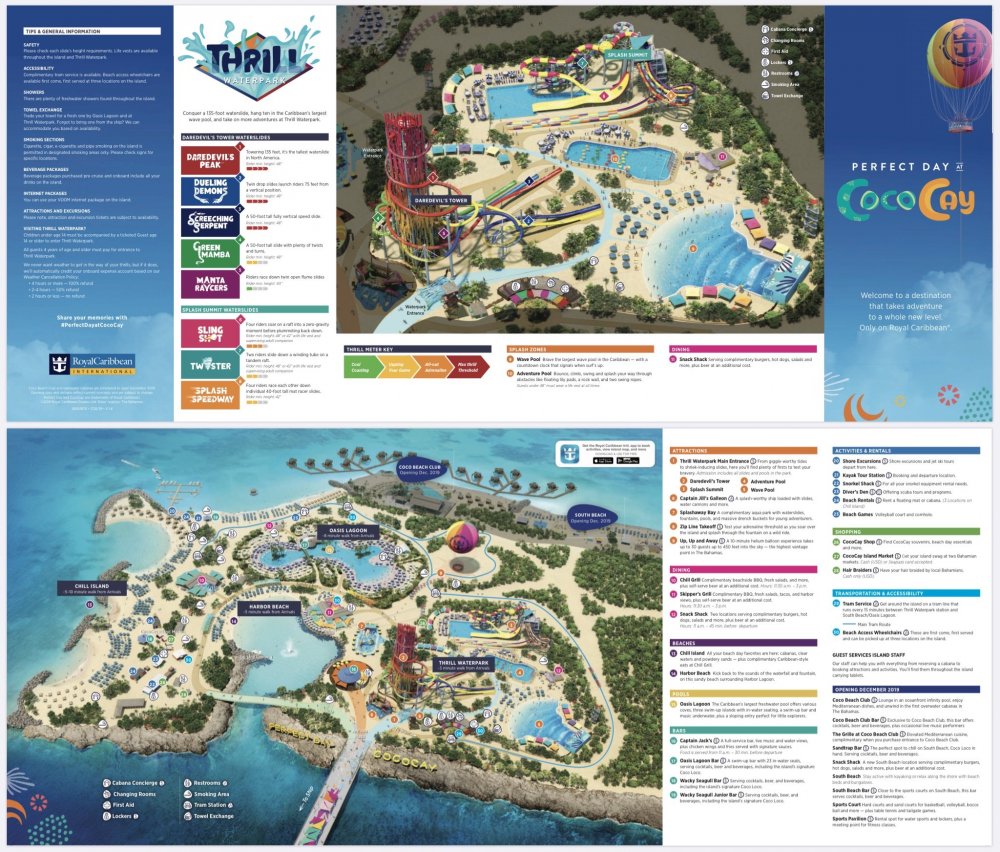 CocoCay daybeds Shore Excursions Royal Caribbean Blog