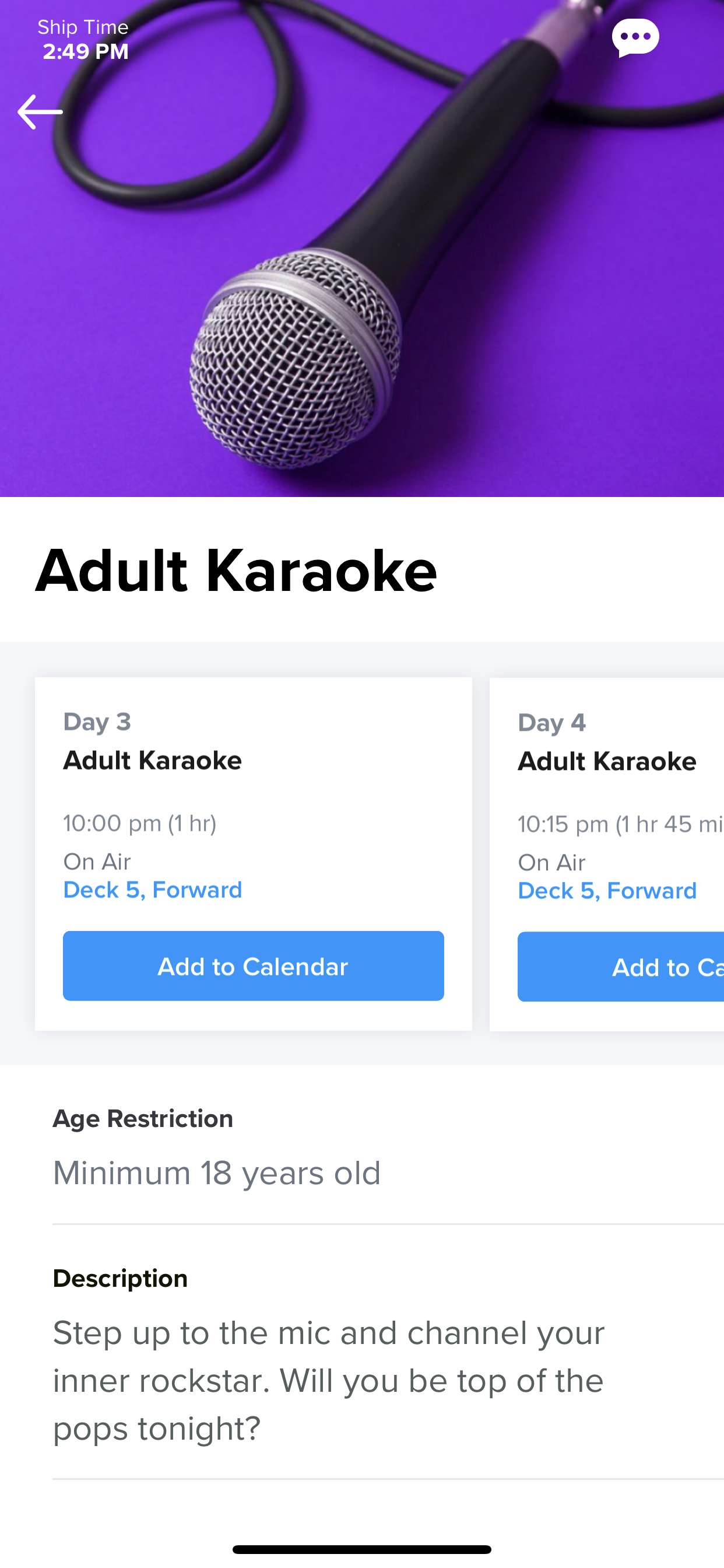 Karaoke Question Royal Caribbean Discussion Royal Caribbean Blog