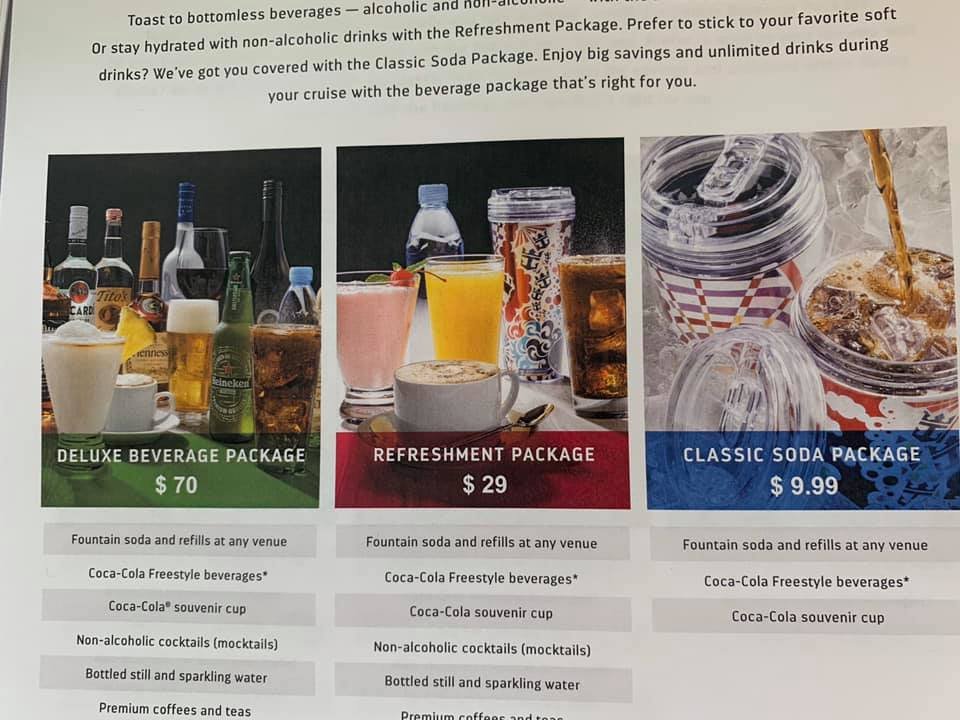Drink Packages - Royal Caribbean Discussion - Royal Caribbean Blog