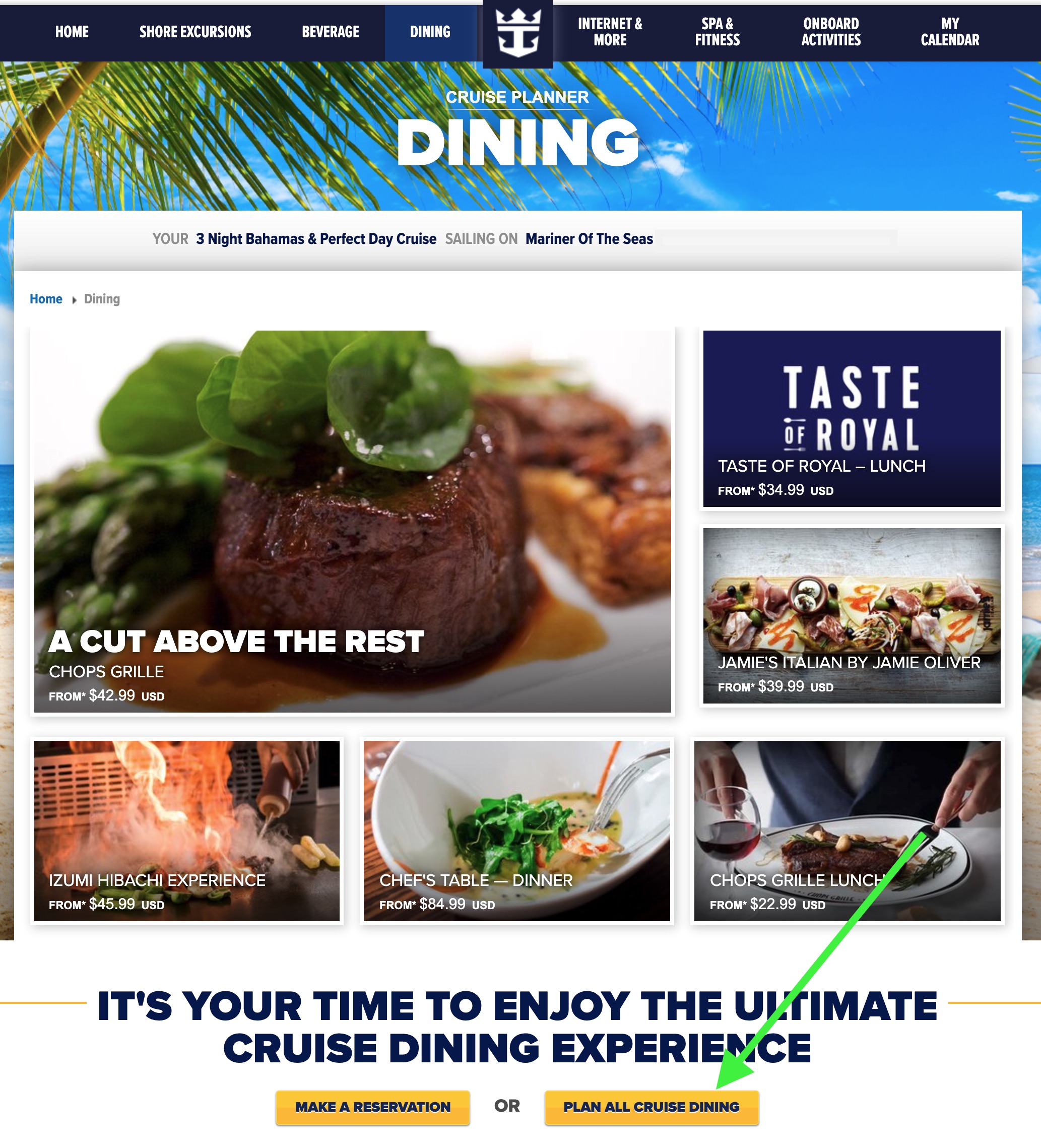 Let's talk My Time Dining Royal Caribbean Dining Royal Caribbean Blog