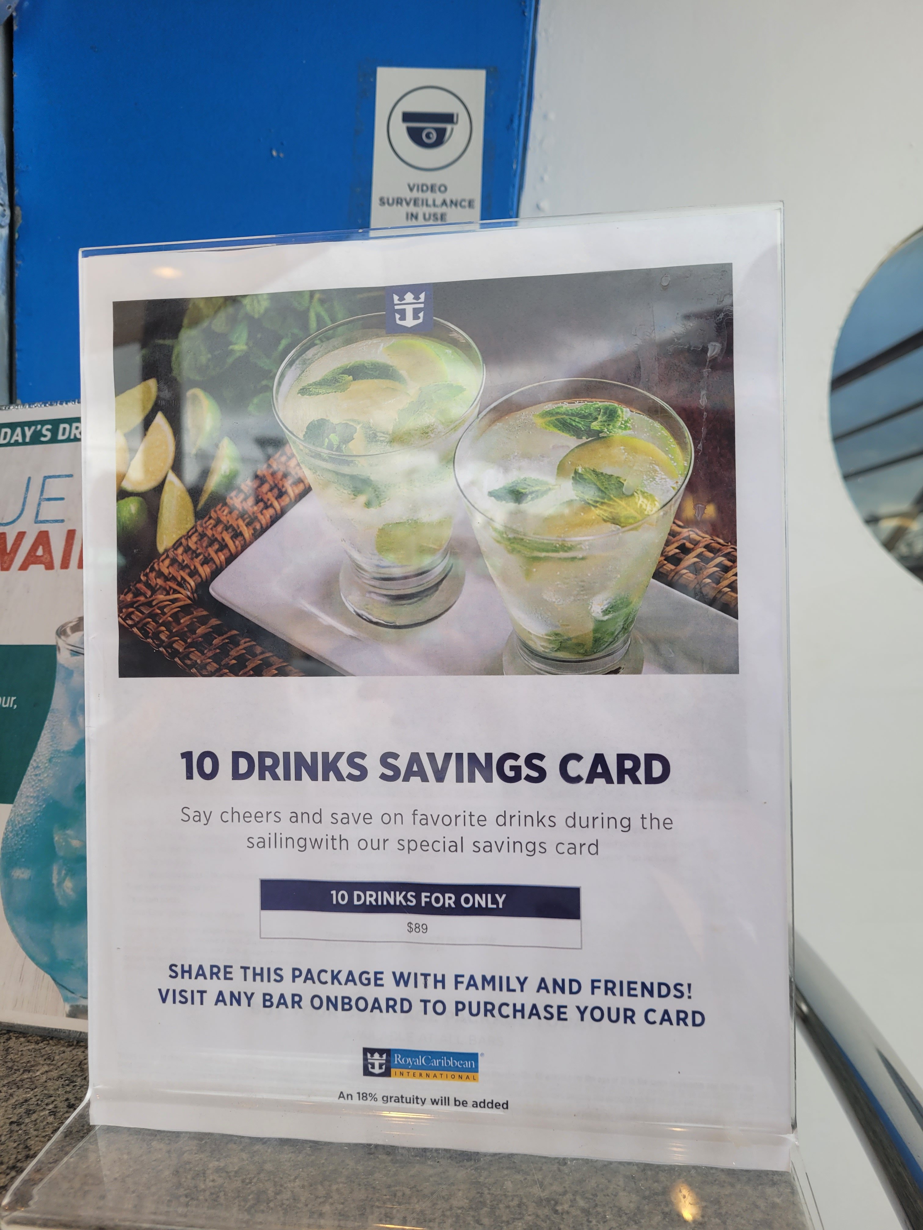 10 Punch drink card Royal Caribbean Discussion Royal Caribbean Blog
