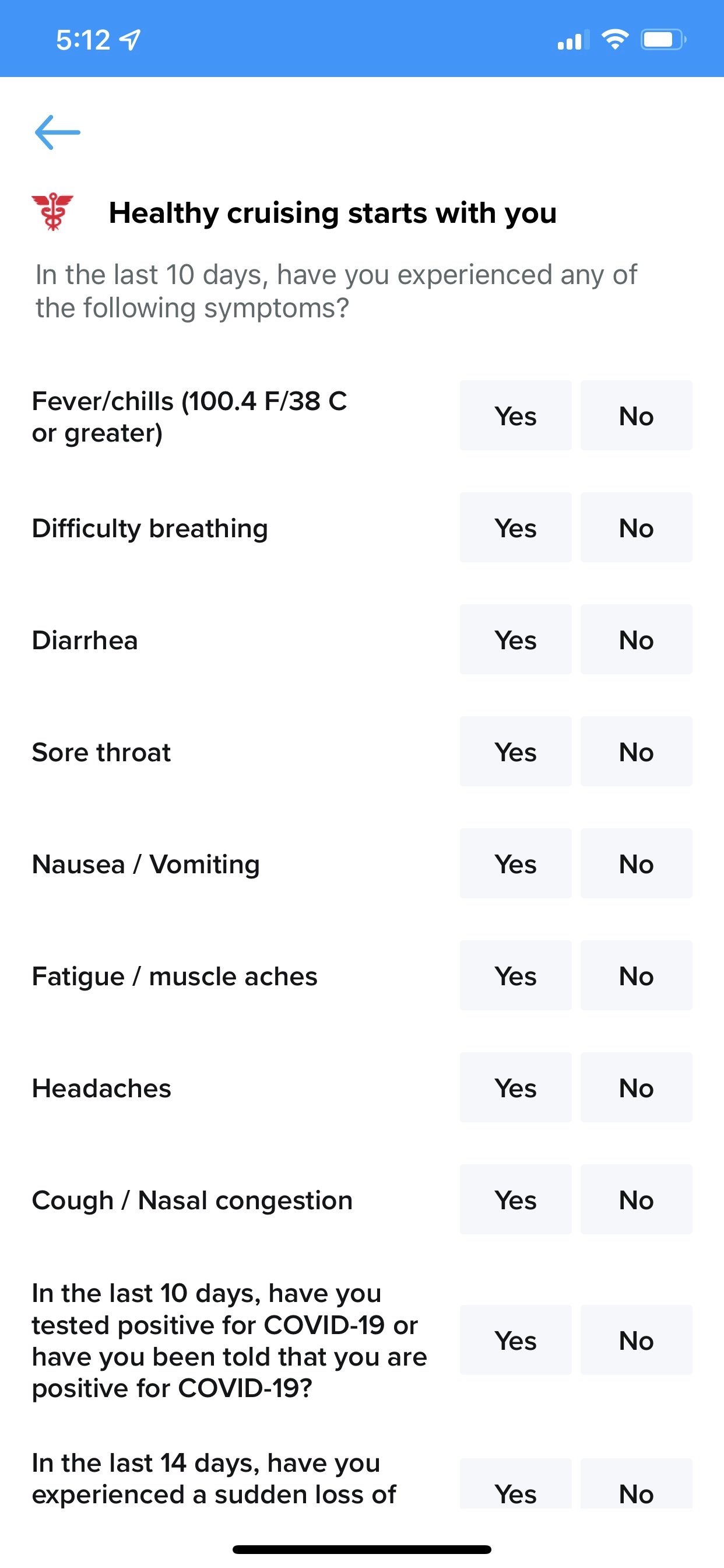 royal caribbean app health questionnaire Kizzy Ordonez