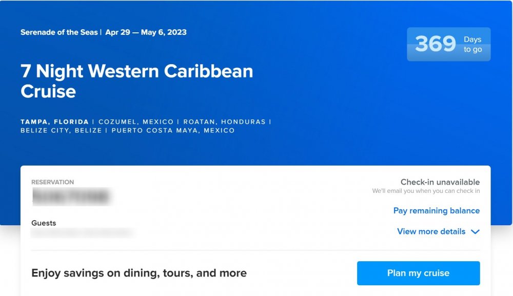 Cruise Cancelled Not COVID how does RCCL usually handle this