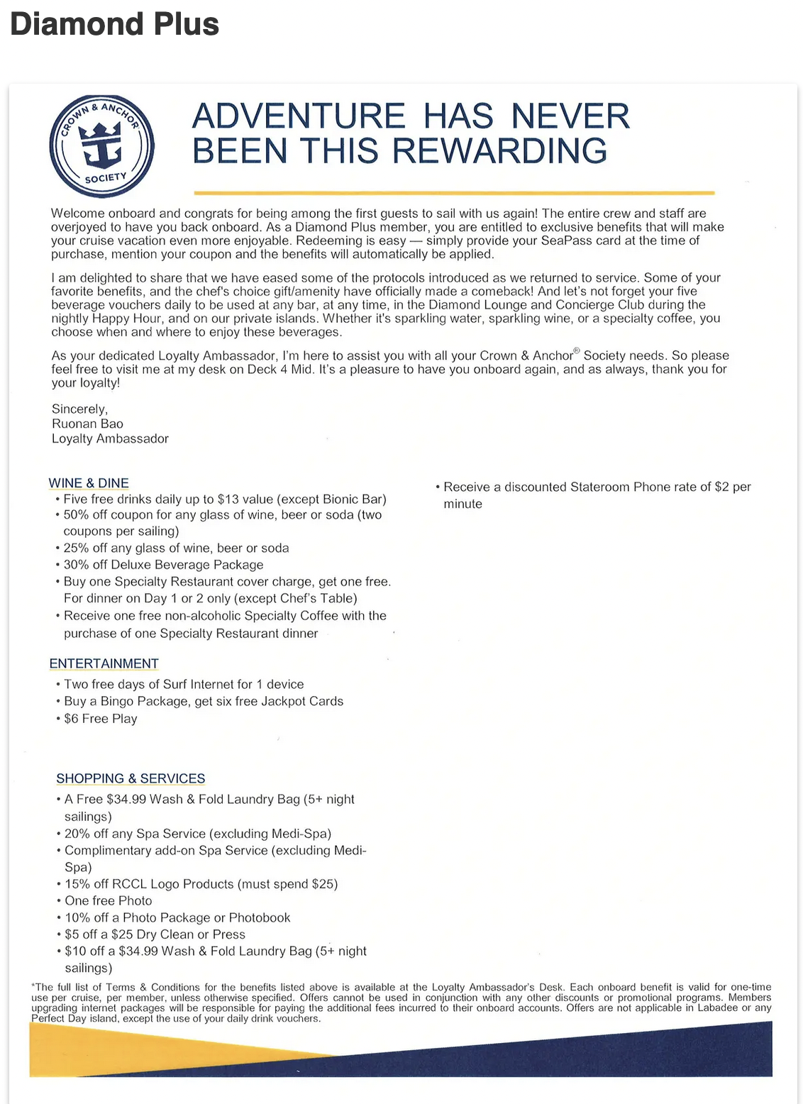 Ships with Starlink + CAS Discounts Royal Caribbean