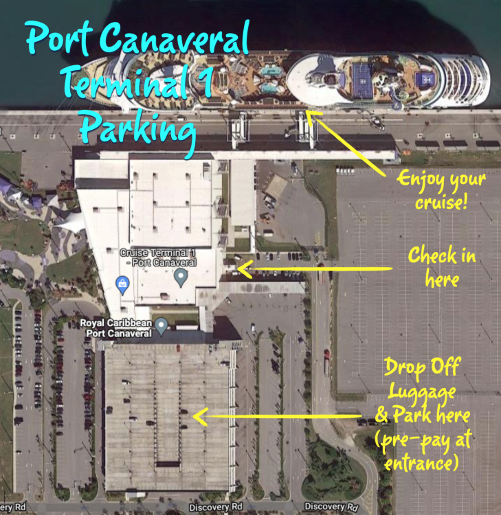 Parking and Terminal Ques Port Canaveral Royal Caribbean Discussion Parking and Terminal Ques Port Canaveral Royal Caribbean Discussion