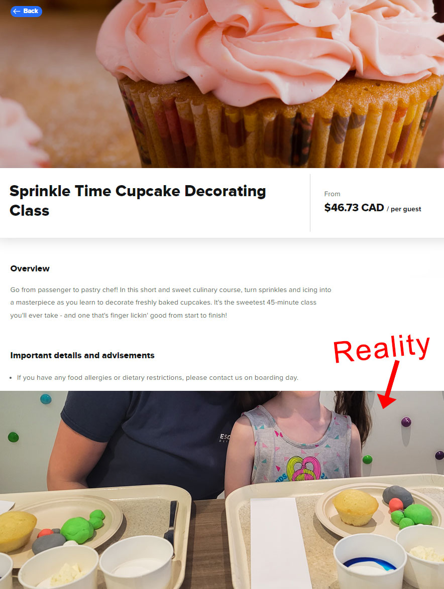 Sprinkle Time Cupcake Decorating Class Royal Caribbean Discussion
