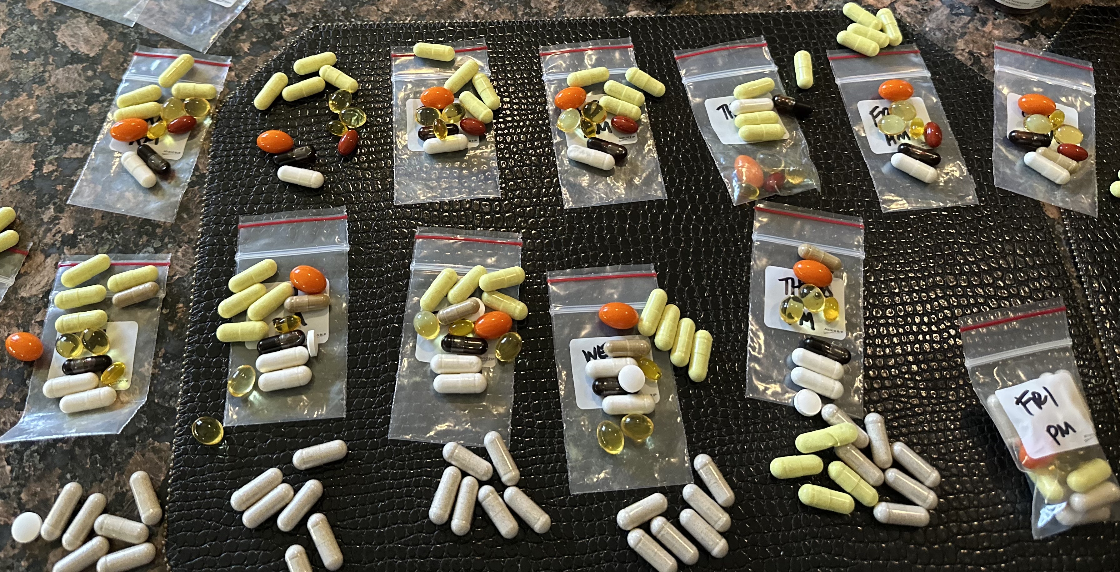 Cruxer Weekly Pill Box Organiser Am Pm 2 Times Medicine Box Daily