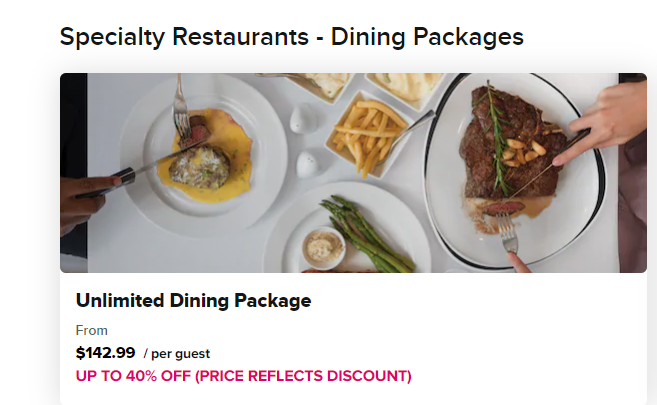 Unlimited Dining Package Royal Caribbean Dining Royal Caribbean Blog Unlimited Dining Package Royal Caribbean Dining Royal Caribbean Blog