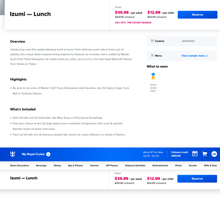 New Dining package prices Royal Caribbean Dining Royal Caribbean Blog