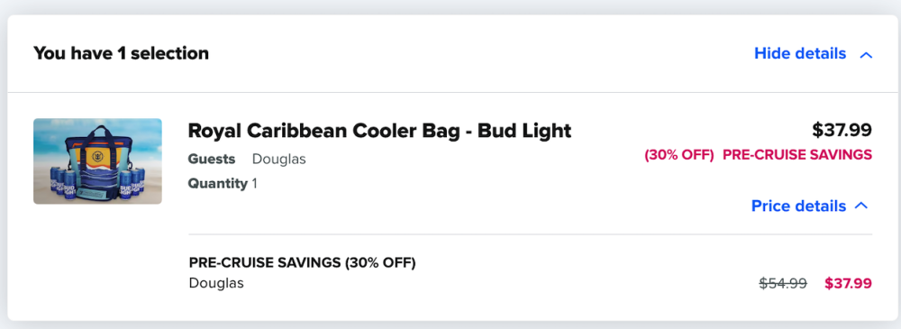 Cooler Bag, Royal Coral