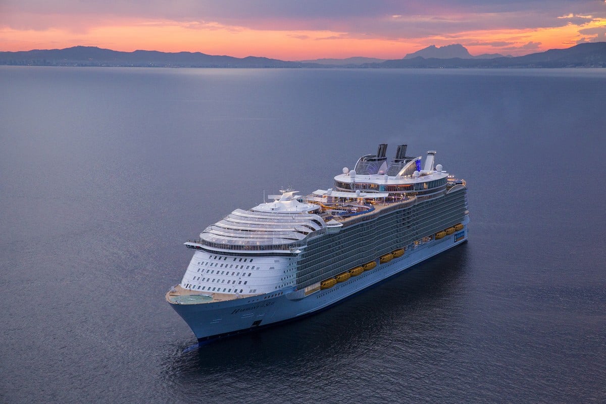 Aerial photos of Royal Caribbean&#39;s Harmony of the Seas | Royal Caribbean Blog