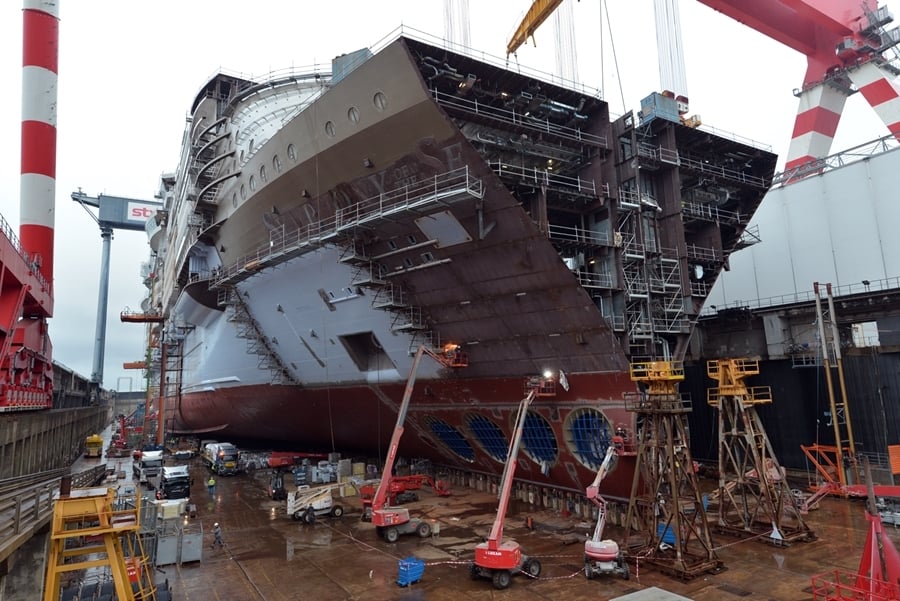 Symphony of the Seas construction photo update | Royal Caribbean Blog