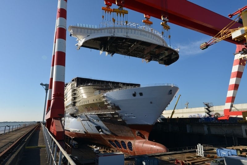 Αποτέλεσμα εικόνας για Symphony of the Seas Completes Construction Milestone