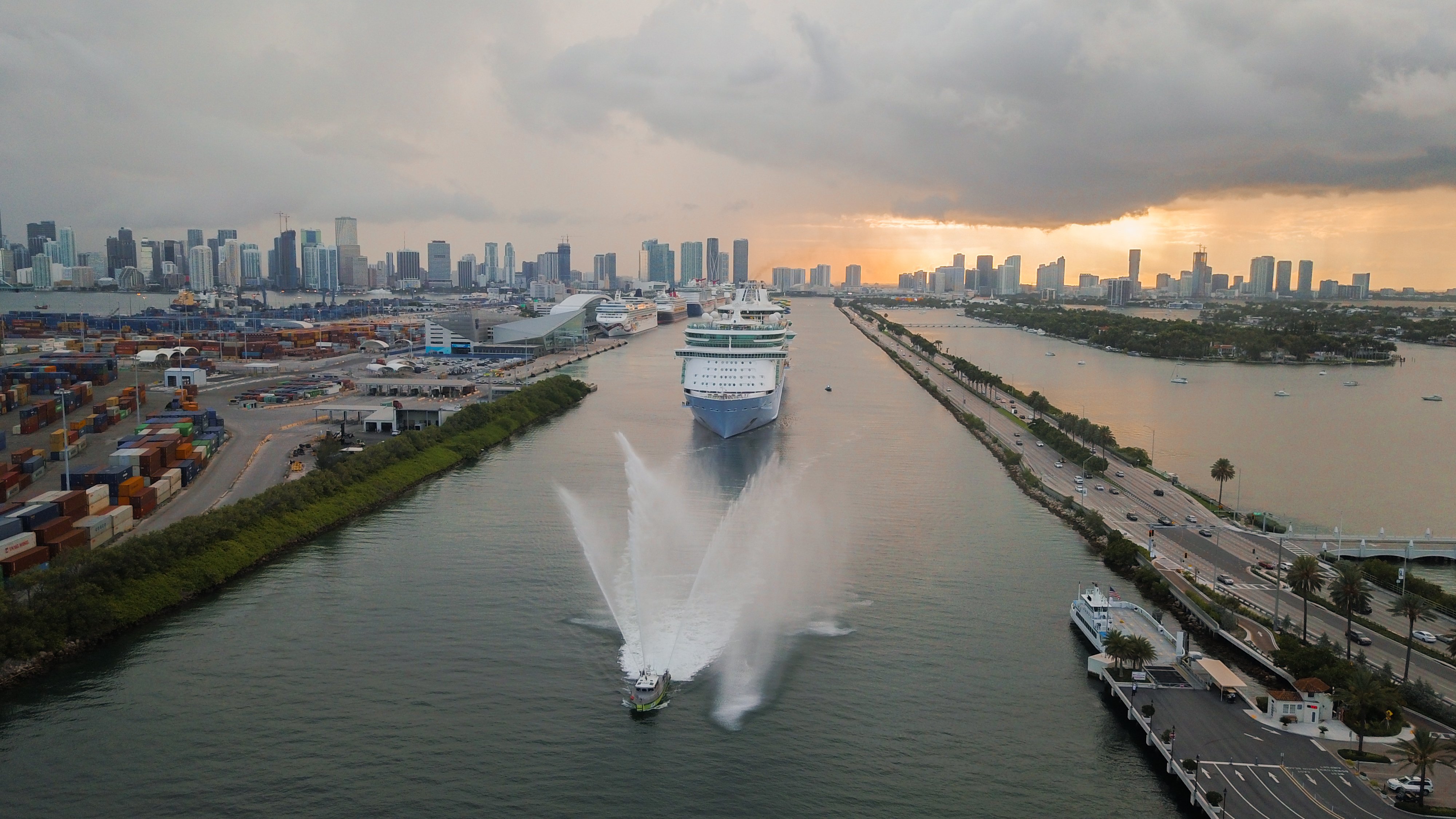 Port of Miami Cruise Parking Lots