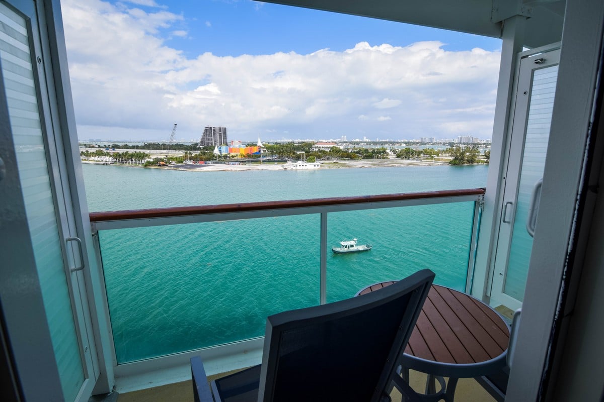 royal caribbean cruise spacious ocean view balcony