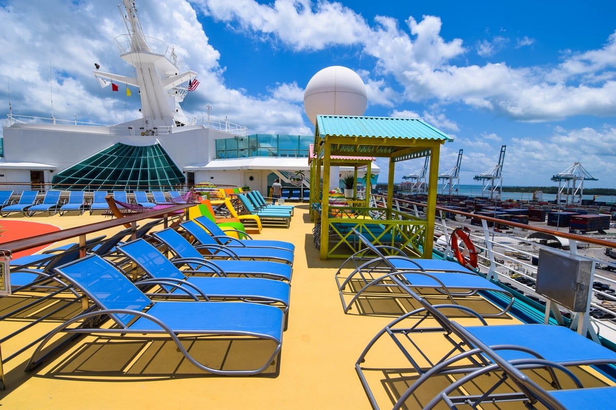 Spotted: Royal Caribbean charging to reserve pool deck casitas on Odyssey of the Seas | Royal Caribbean Blog