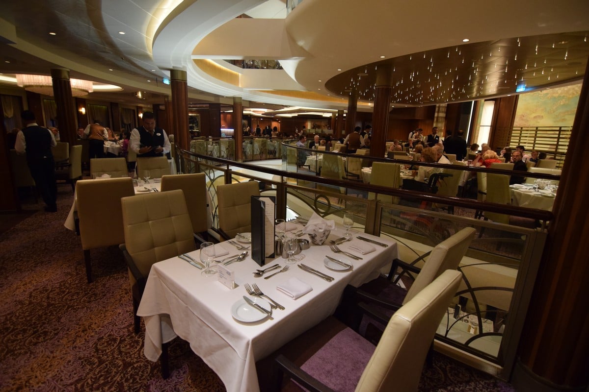 Dining Room On A Royal Caribbean Cruise