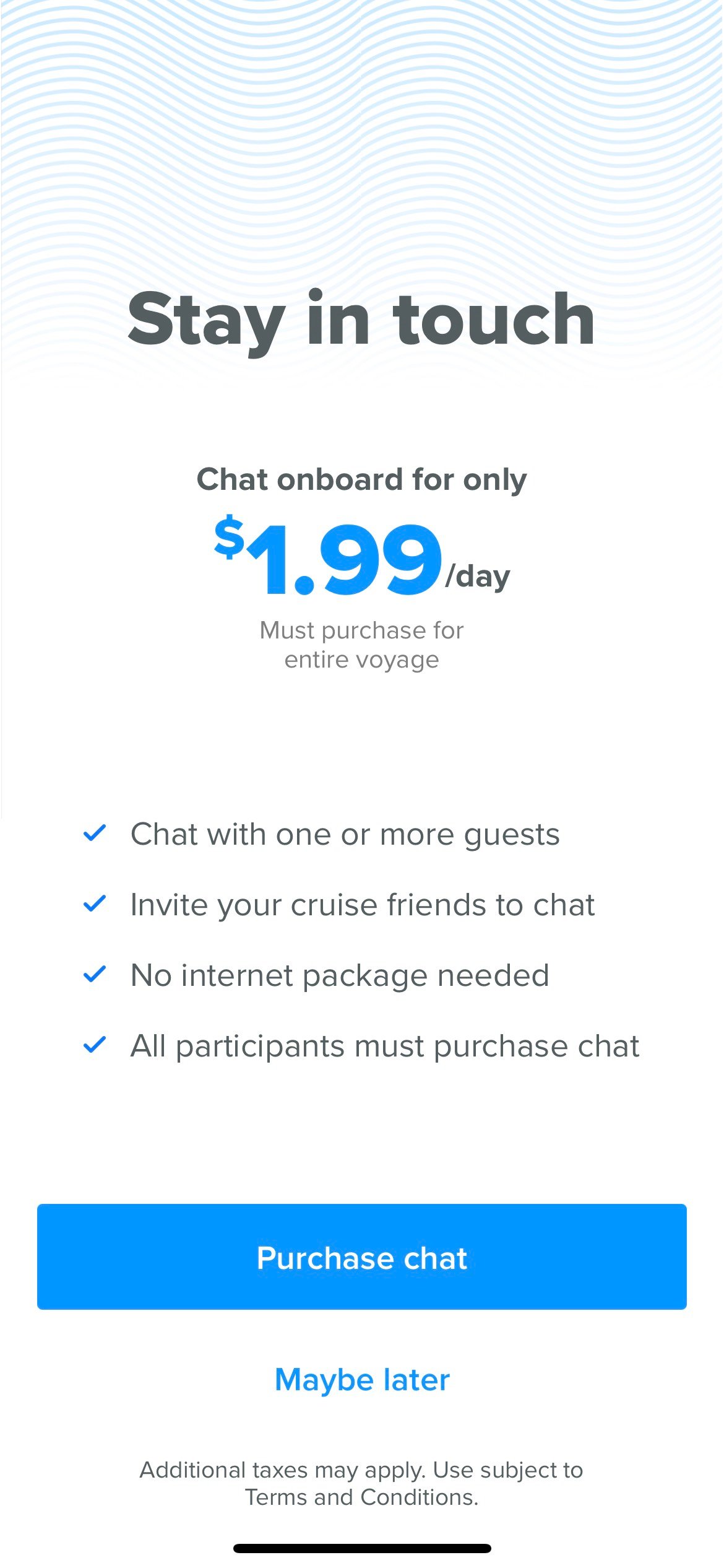 royal caribbean cruise live chat