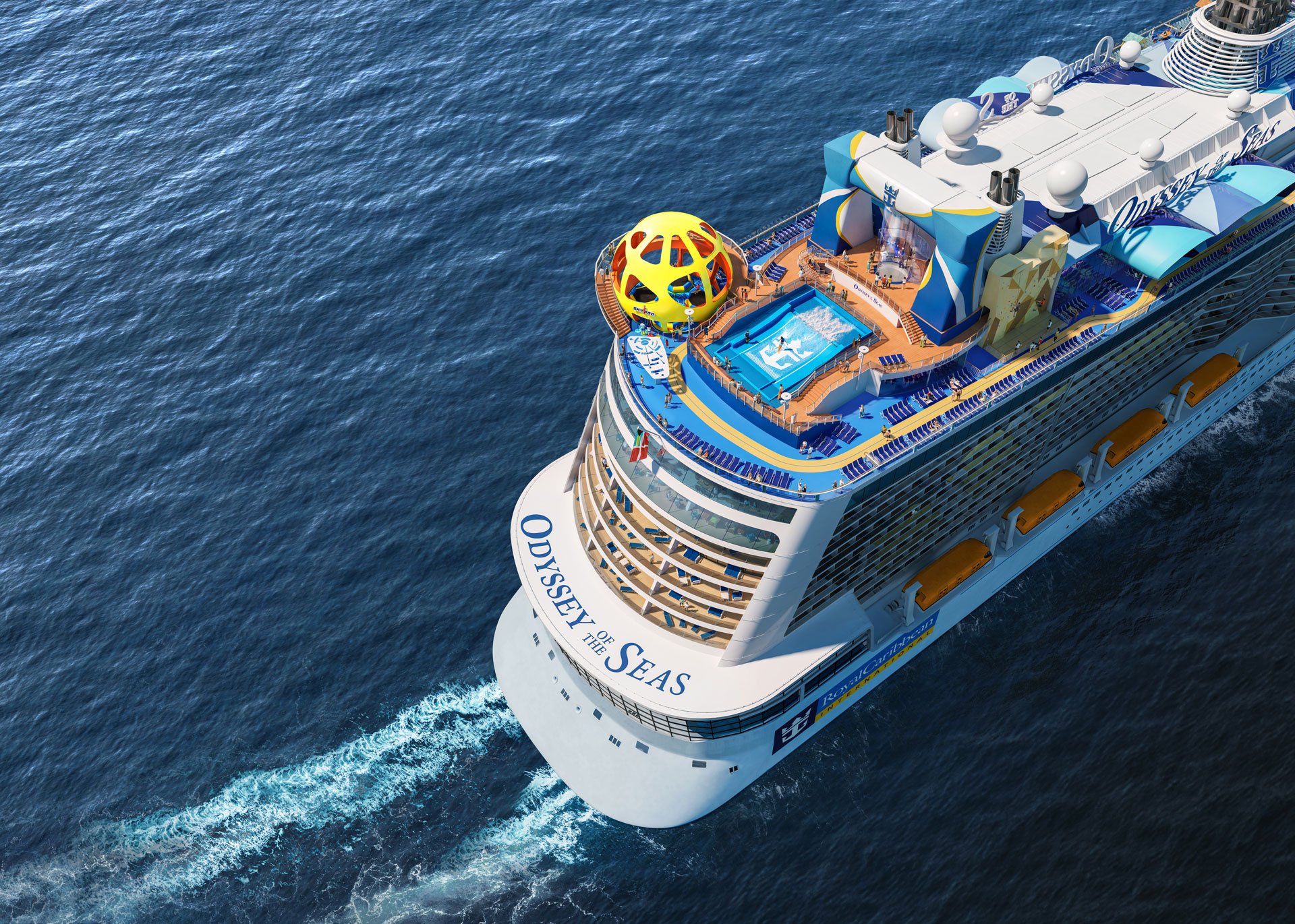 Odyssey of the Seas will start off sea trials on March 14